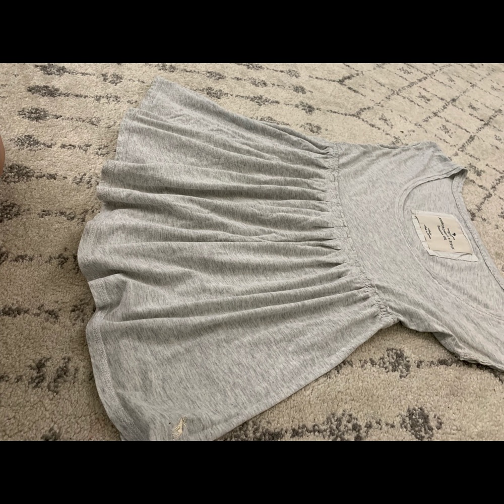 SOLD *** Abercrombie & Fitch Medium Gray Shirt - Picture 5 of 8